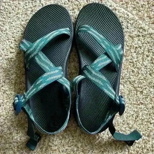 Chaco Z1 Classic Sandal Men's 14 Green Classic Sport Athletic Hiking Shoe NWOT